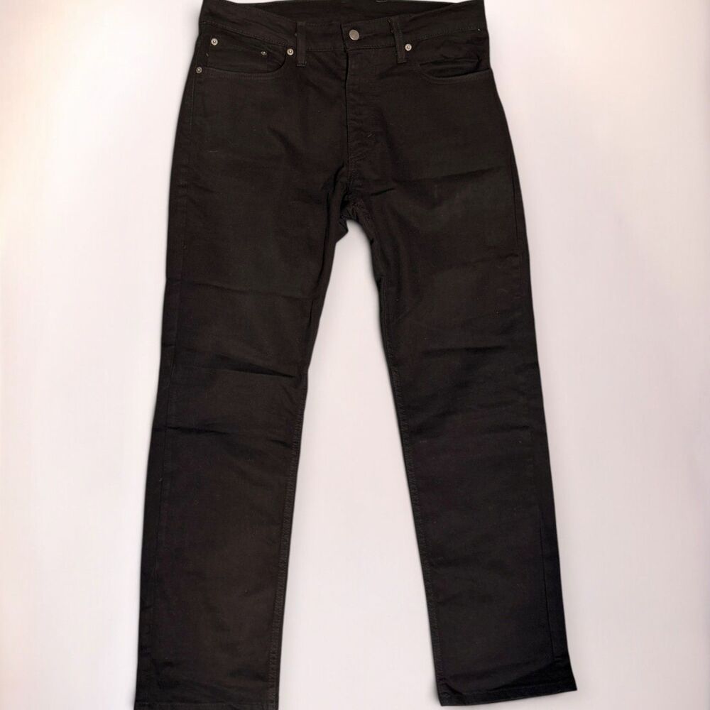 Levi’s 559 Men’s Black Jeans W33 L32 Relaxed Straight Leg Denim Stretch
